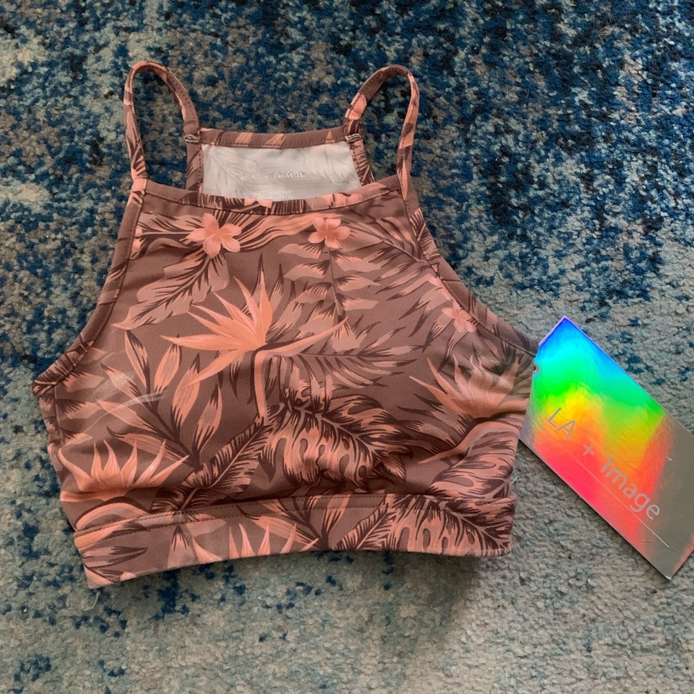 NWT! Floral sports bra